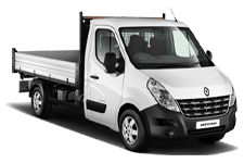 Van Hire Gosforth - White 3.5 Tonne Folkestone Tipper Transit - Van hire Gosforth